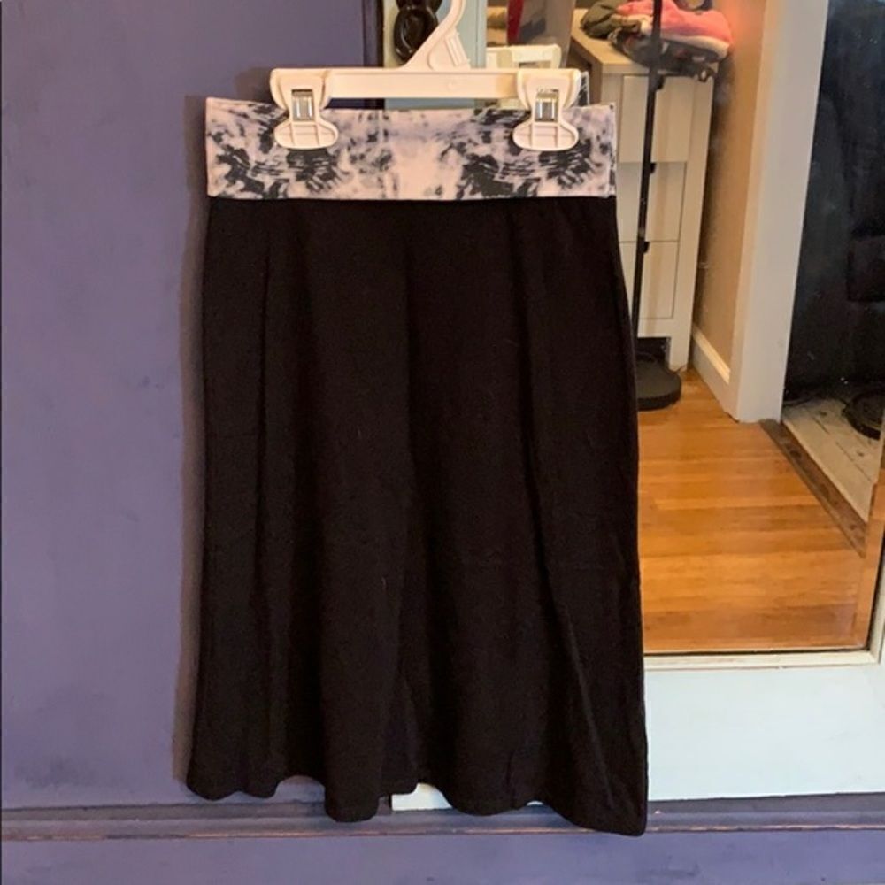 Faded Glory Black Maxi Skirt Size Small/6
